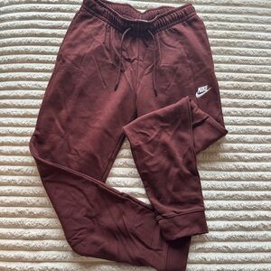 Nike Burgundy Sweatpants